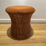 Wicker chest /pouf
