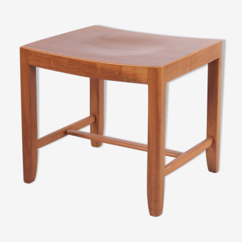 Table en bois de hêtre danois tabouret années 1960