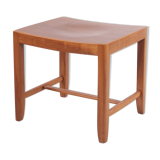 Danish beech wood sidetable / stool, 1960s