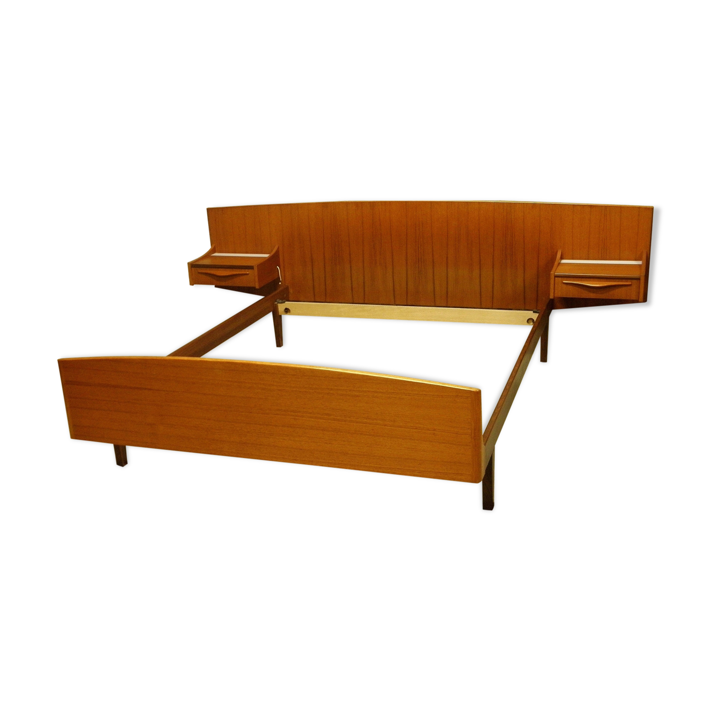 Teak scandinavian bed, 1970