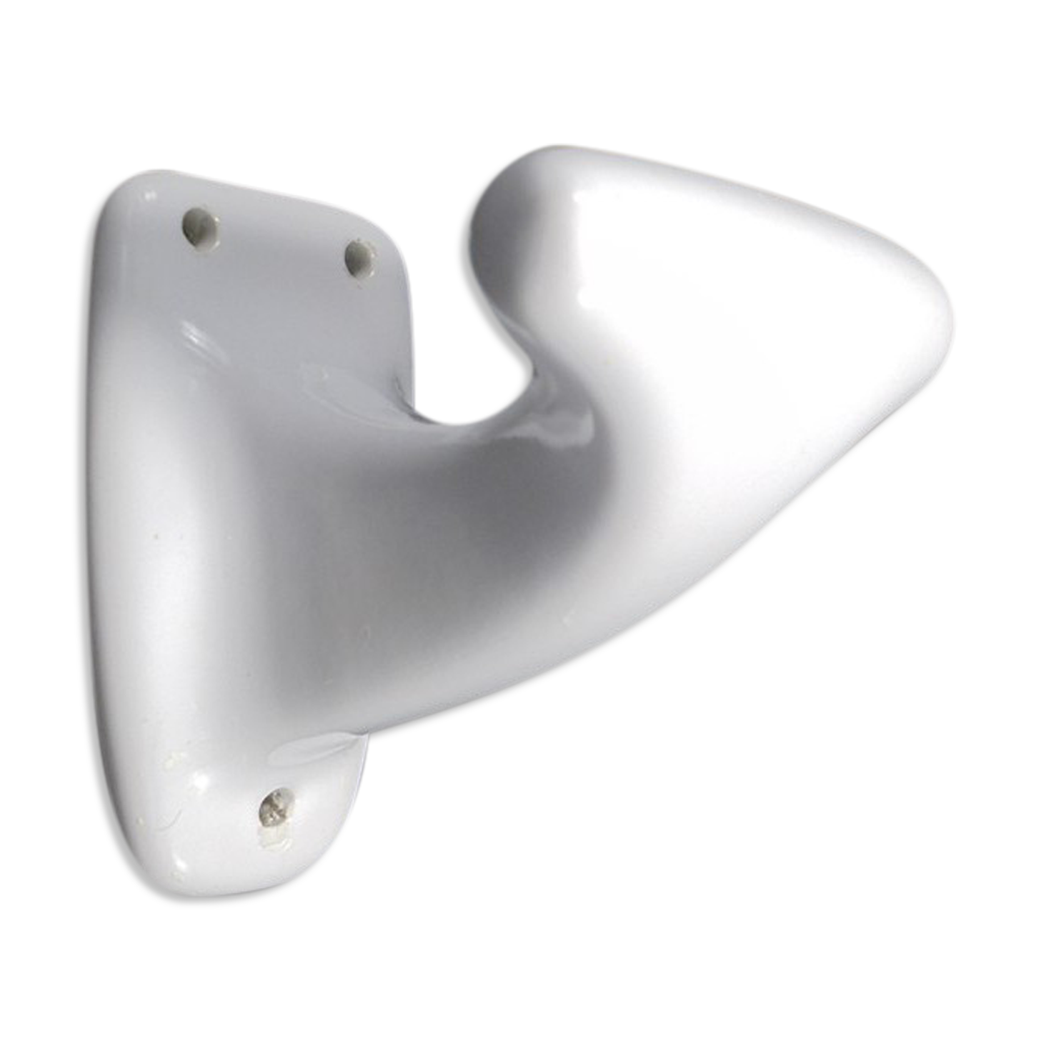 White ceramic hook