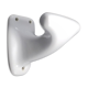 White ceramic hook