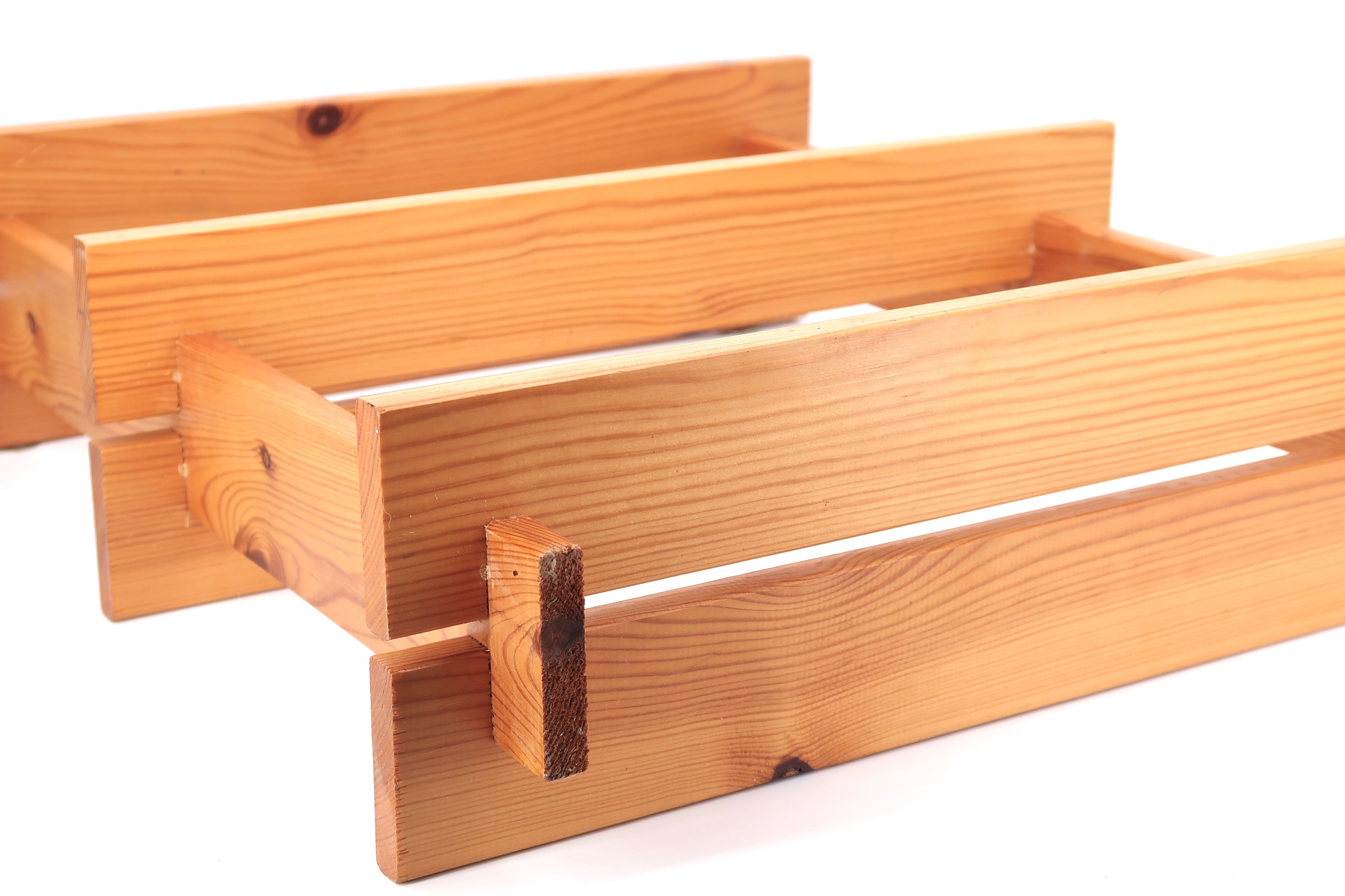 Pine wall shelf Maison Regain, 70s