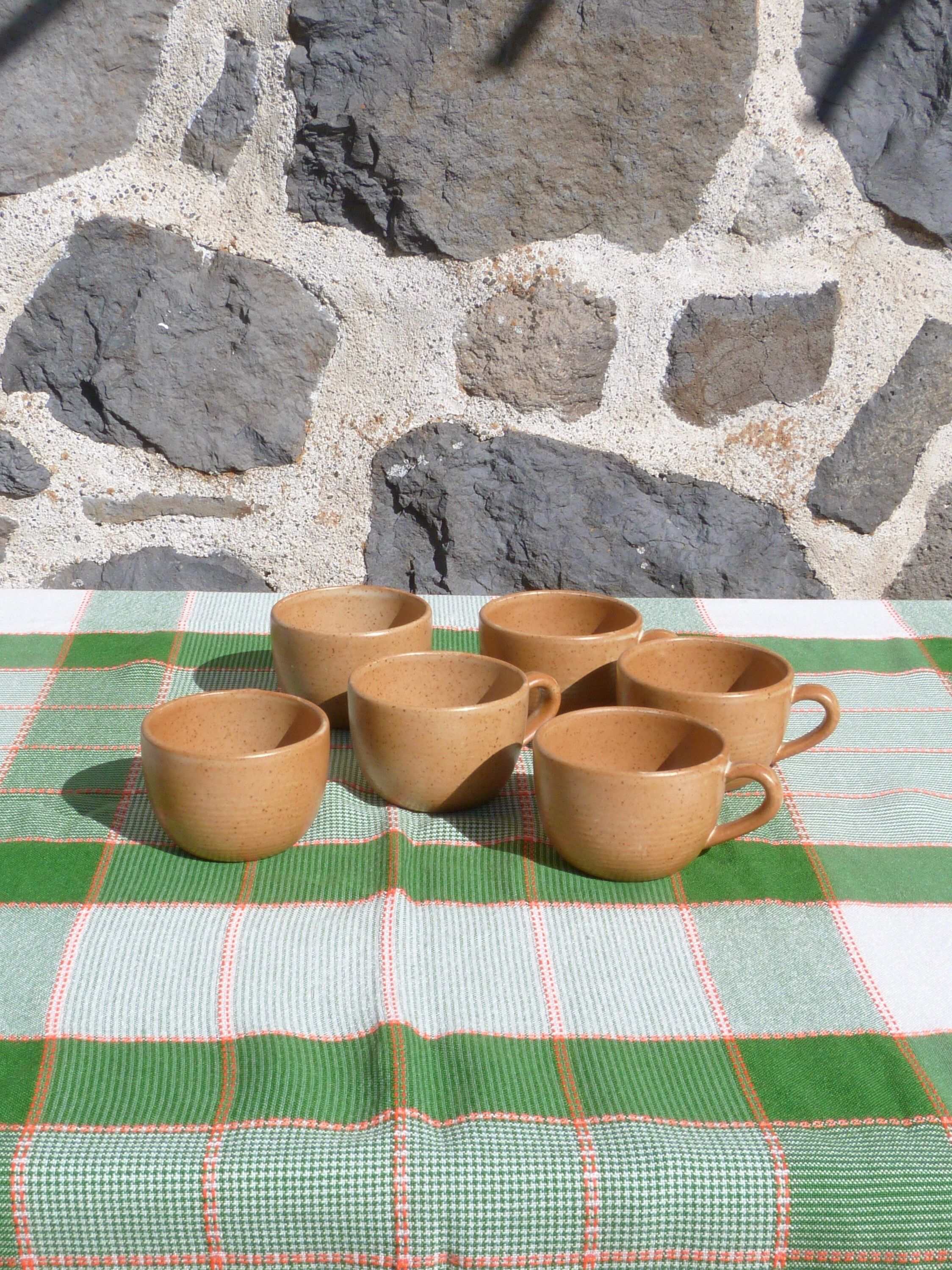 Set de 6 tasses CNP Grès Village
