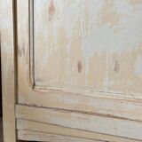 Parisian buffet with white beige patina