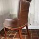 Leather library chairs