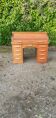 American desk with curtains 8 drawers 2 shelves oak 50s vintage