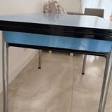 Table, chairs and stool in formica