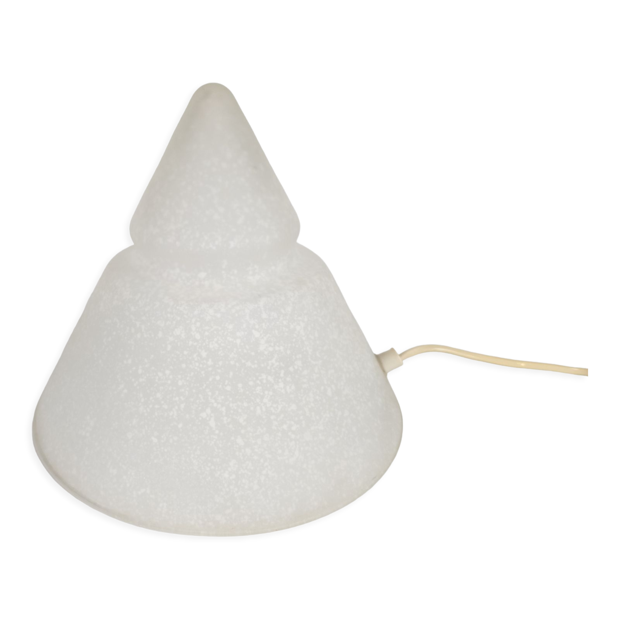 Pyramid lamp HB Lighting glass 70's