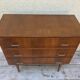Chest of drawers wood feet compass 70