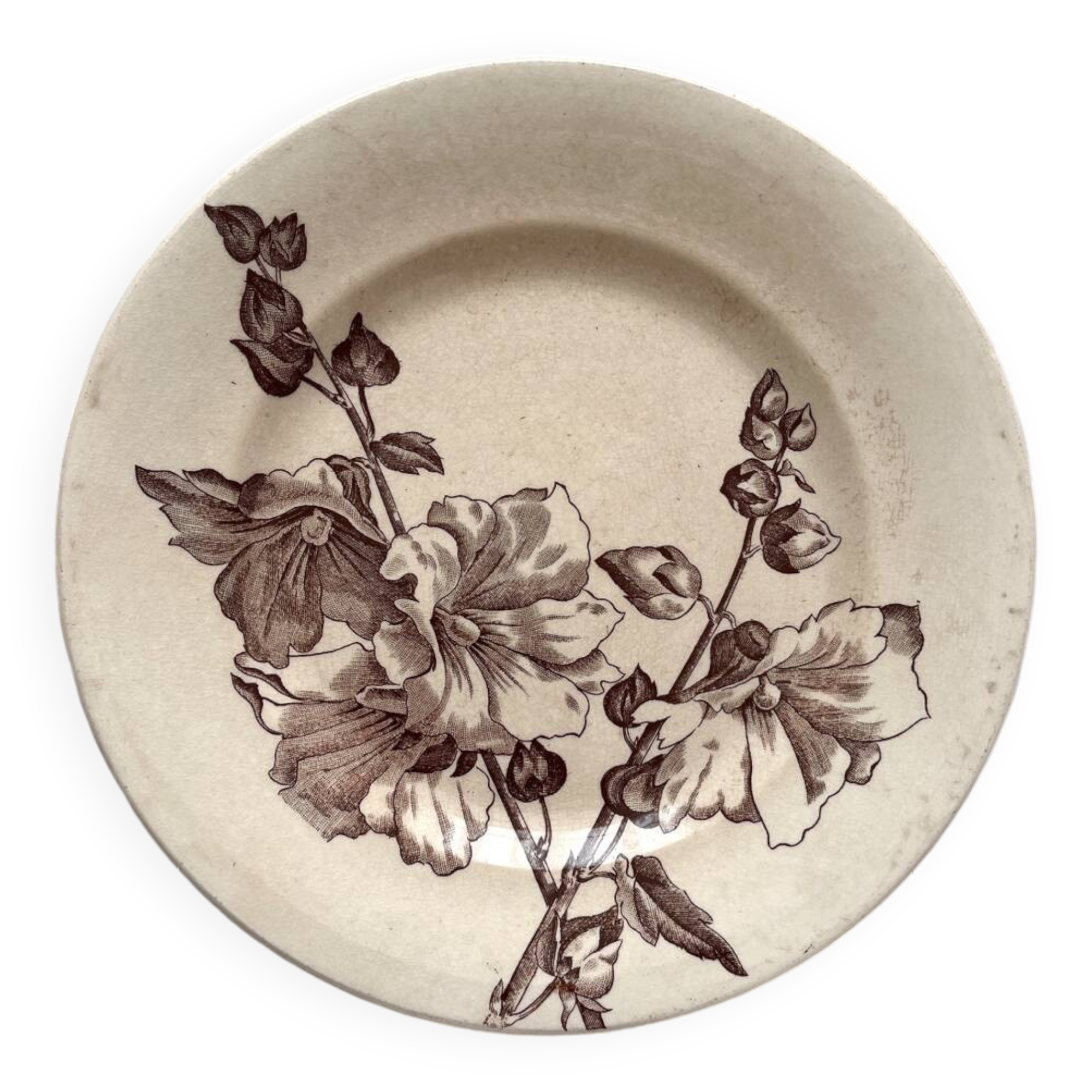 Ironstone dessert plate "Tremières" Salins