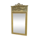 Large early 20th century mirror bevelled 66x128cm