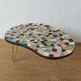 Unusual coffee table on three legs