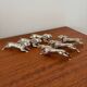 Set of 6 vintage silver-plated knife rests – rabbit shape – style