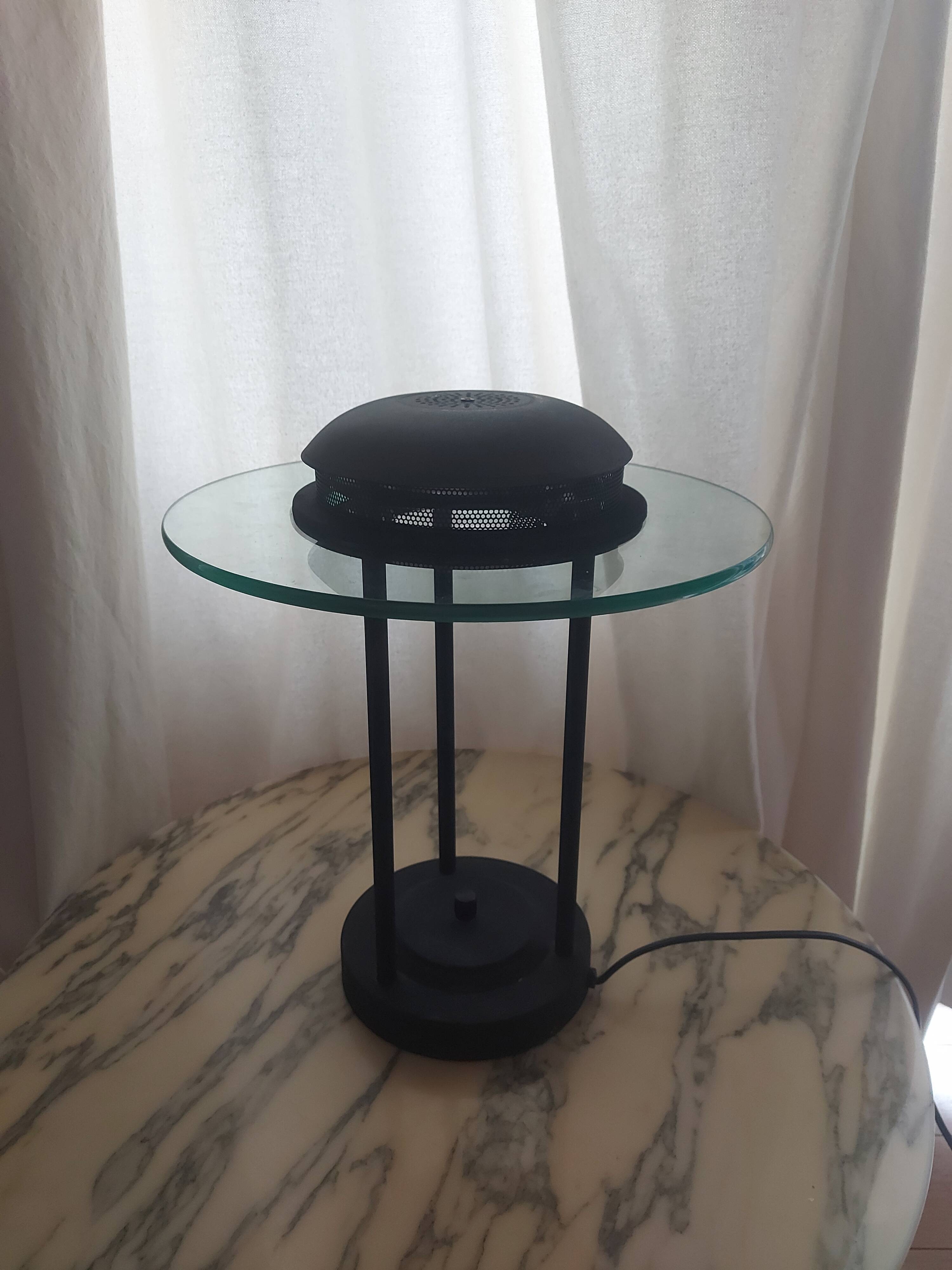 Lampe saturne par rober sonneman avec variateur