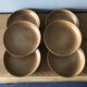 Set of six plates in Sarreguemines sandstone
