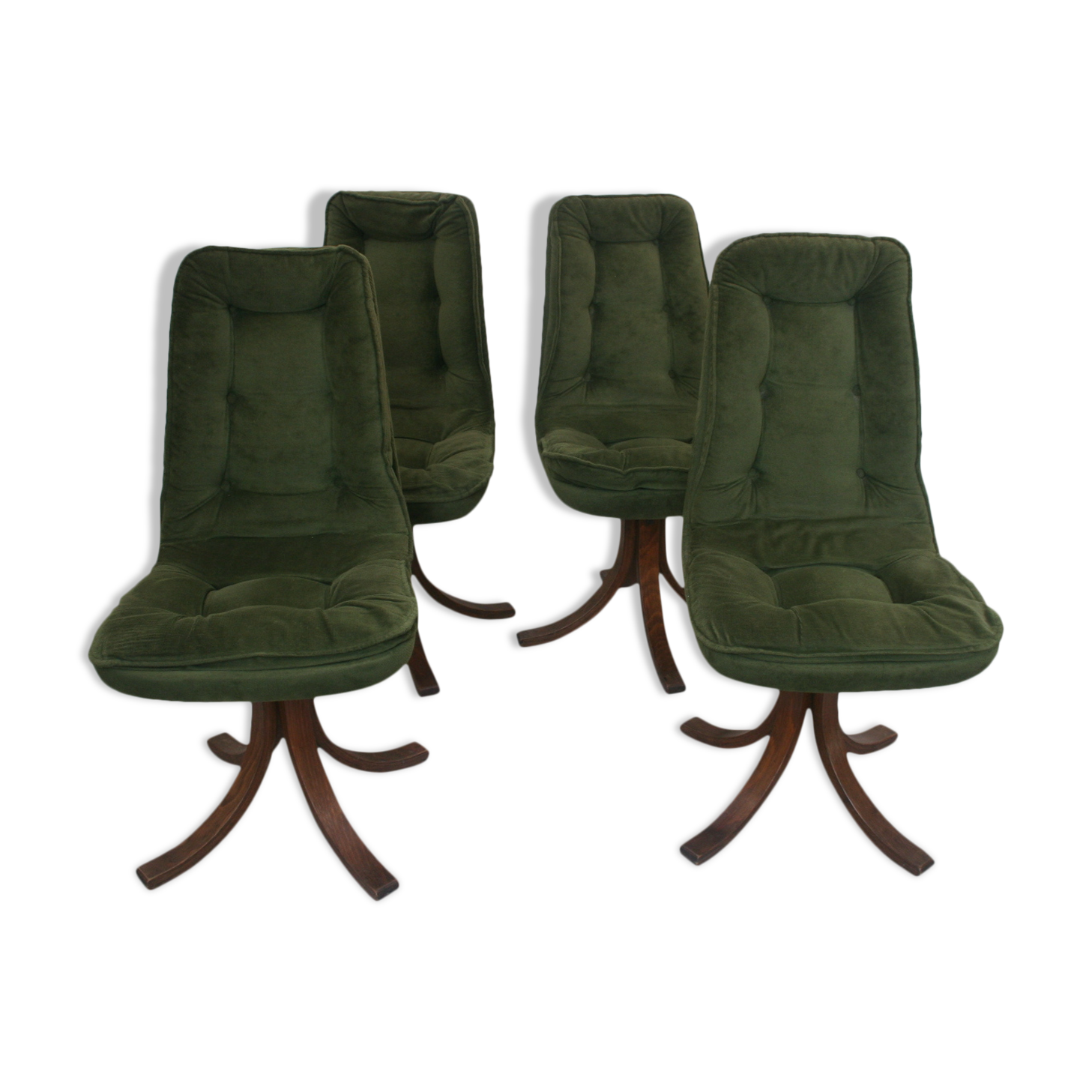 Vintage top back chairs