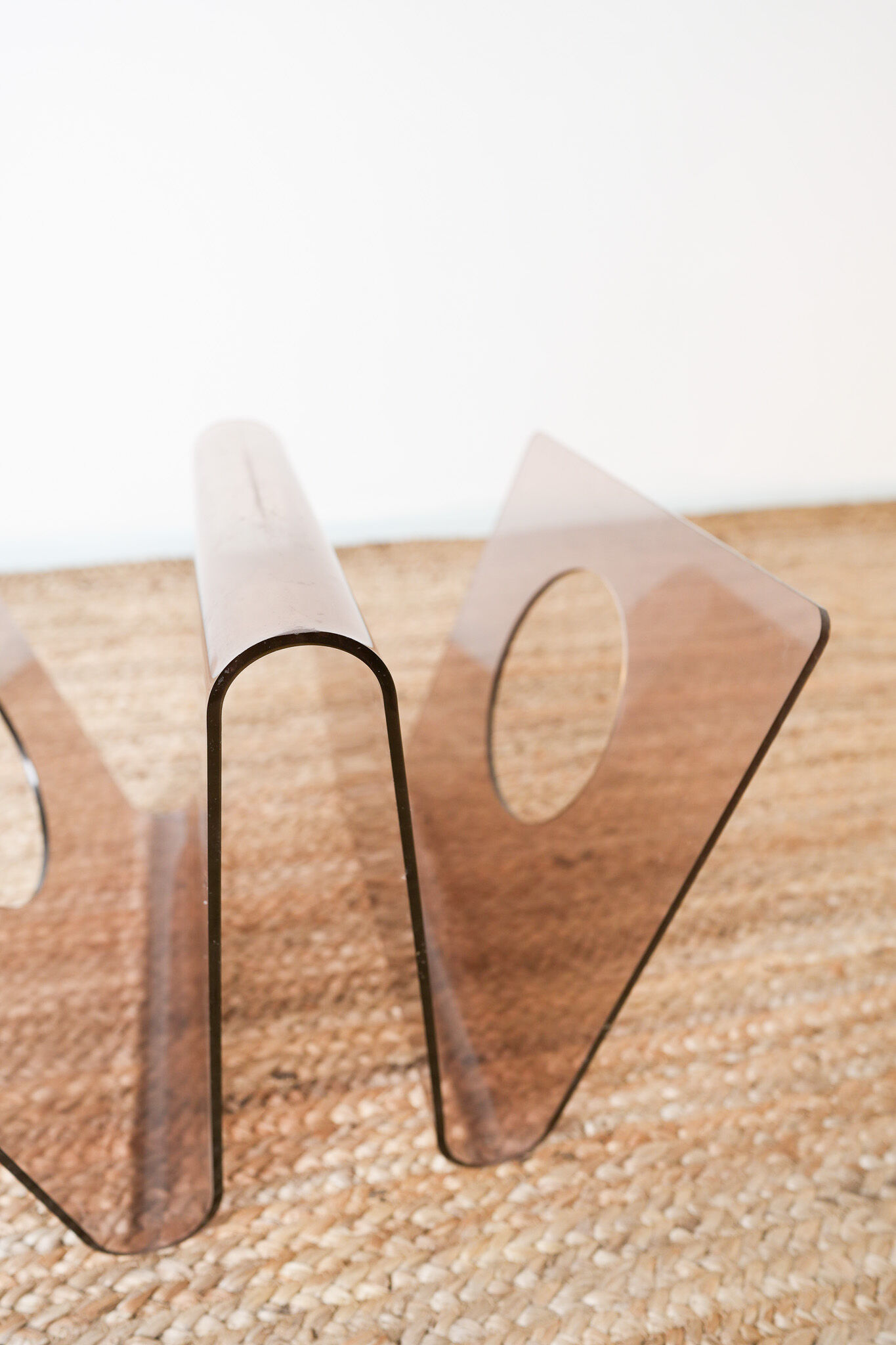 Plexiglas magazine holder Michel Dumas