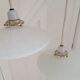 Opaline hanging lamps
