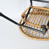Vintage rattan children's armchair from the 50s/60s