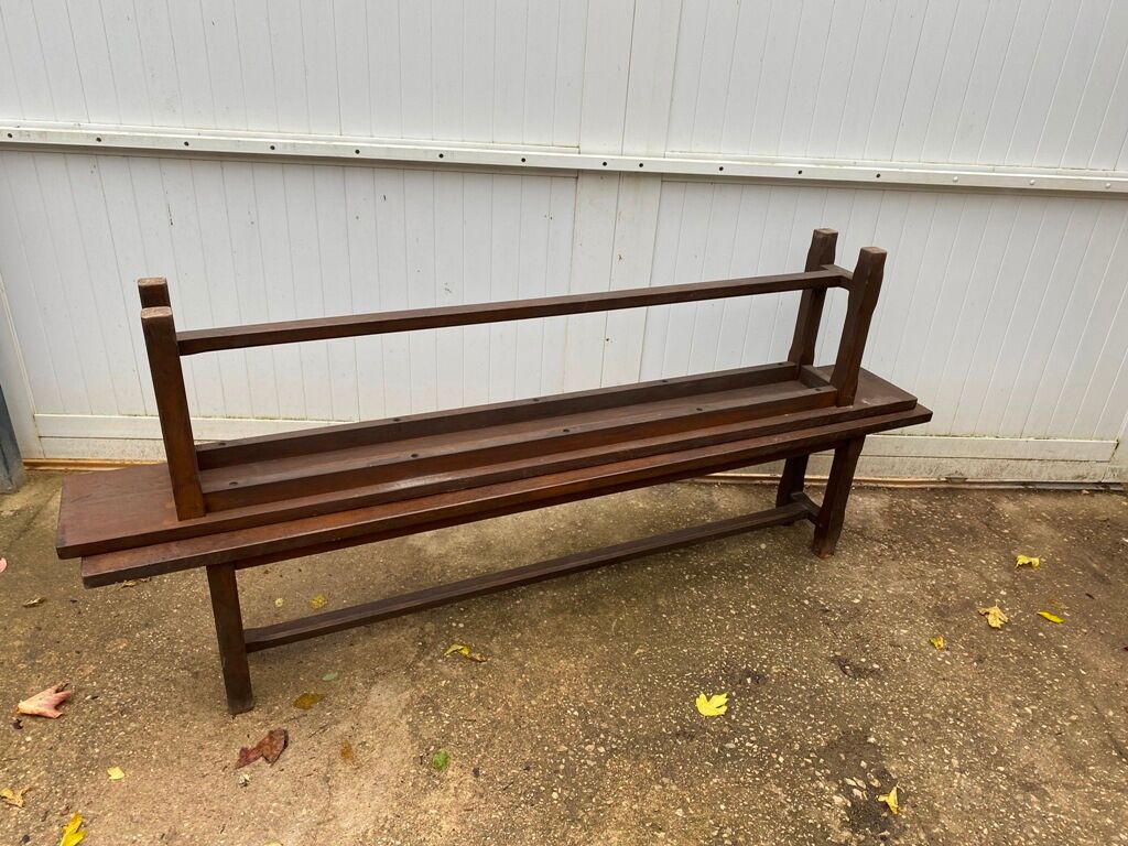 Pair of benches for rustic farmhouse table 1950