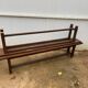 Paire de bancs pour table de ferme rustique 1950