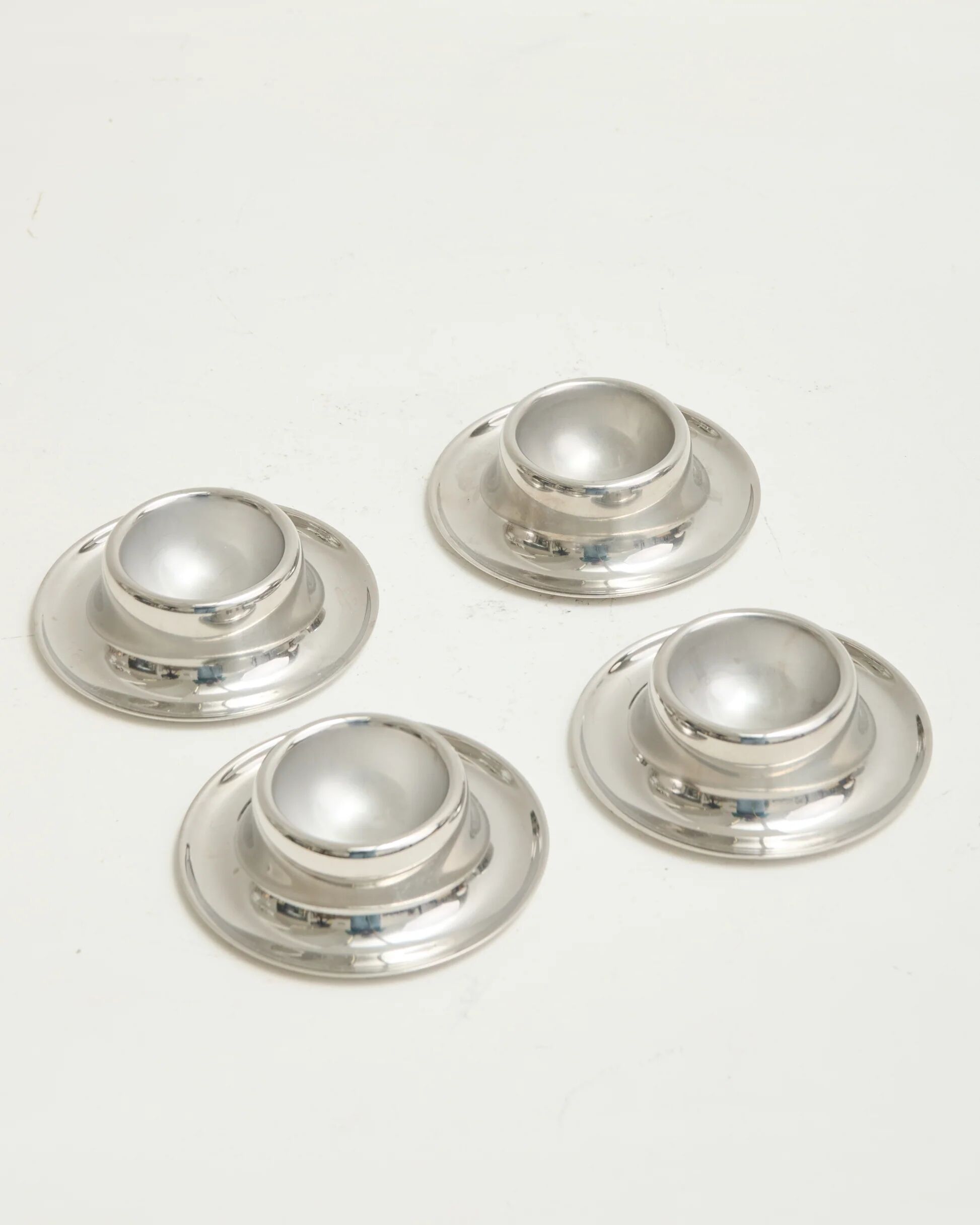 Chrome egg cup, 1970s