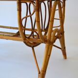 Rattan magazine holder