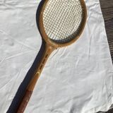 Smasher wooden tennis racket