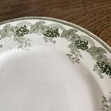 Iron earth dessert plates Moulins des loups Violetta