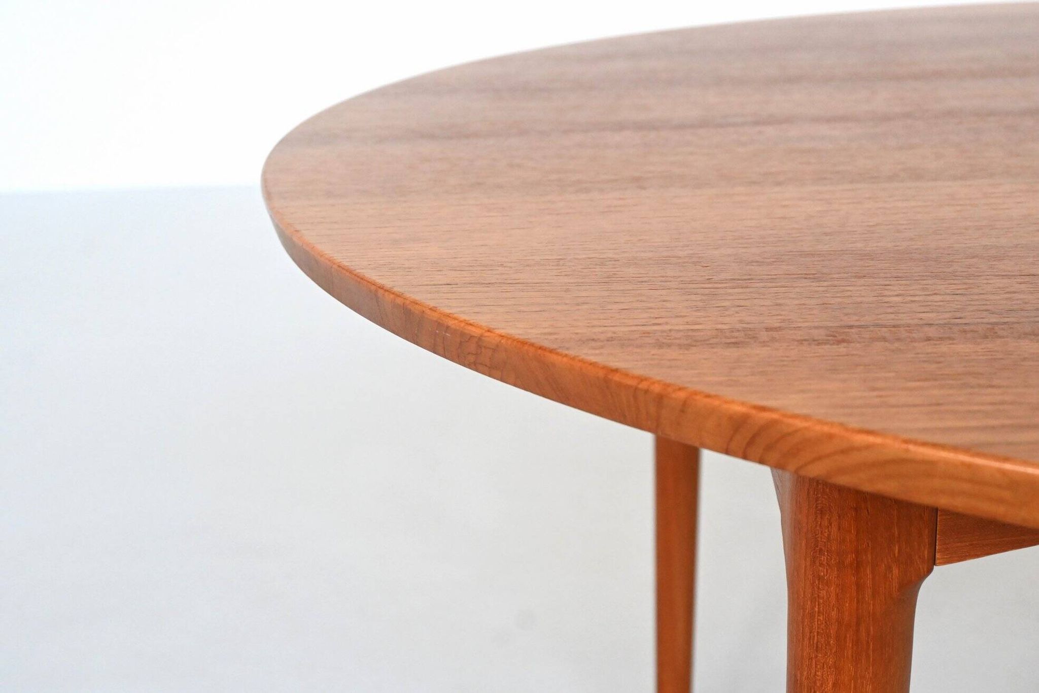 France & Son round dining table in teak Cado Denmark 1960