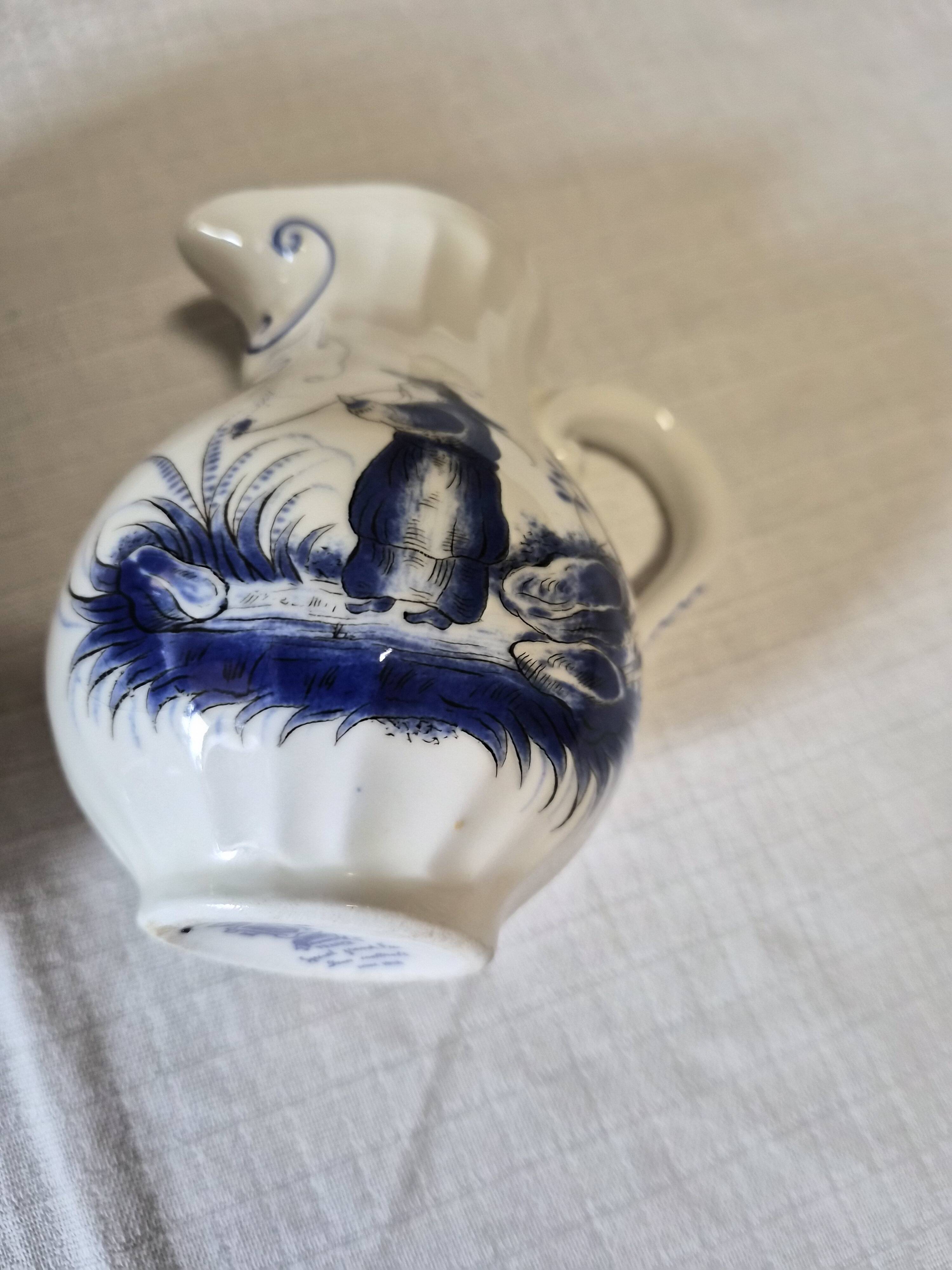 Rare Lunéville Art Deco tea set with Japonisme inspiration, 27 pieces.