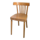 Chaise bistrot vintage Mid-Century en bois à barreaux style scandinave
