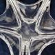 Daum France crystal star emptying cup