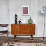 Scandinavian vintage walnut row 1960