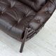 1970s, Scandinavian 3-seater sofa by Arne Norell, furniture leather.