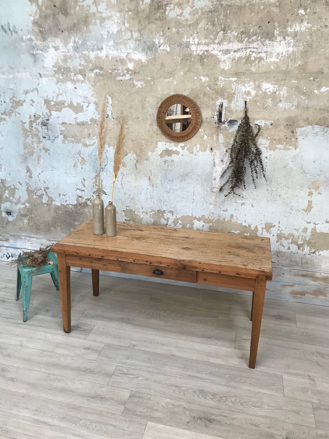 Table de ferme vintage