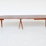 Henning Kjaernulf model 62 dining table teak Soro Stolefabrik Denmark 1958