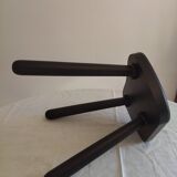 Black wood tripod stool