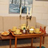 5-candle chandelier in gold-painted metal Denmark