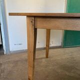 Solid oak farm table