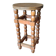 Wooden turned gueridon side table — Charles Dudouyt style — 1930s