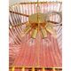 Contemporary Exagonal Bundled Triedro Murano Glass Chandelier