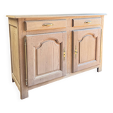 Light oak Parisian buffet, low country house furniture.