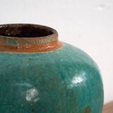 Antique turquoise green vase (circa 1820) #44