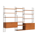 3-Piece wall unit by Nisse Strinning for String, Sweden, 1960s