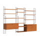 3-Piece wall unit by Nisse Strinning for String, Sweden, 1960s