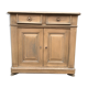 Low vintage rustic fir buffet