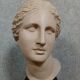 Rare terracotta sculpture depicting the Head of Aphrodite of Cnidus by Praxiteles