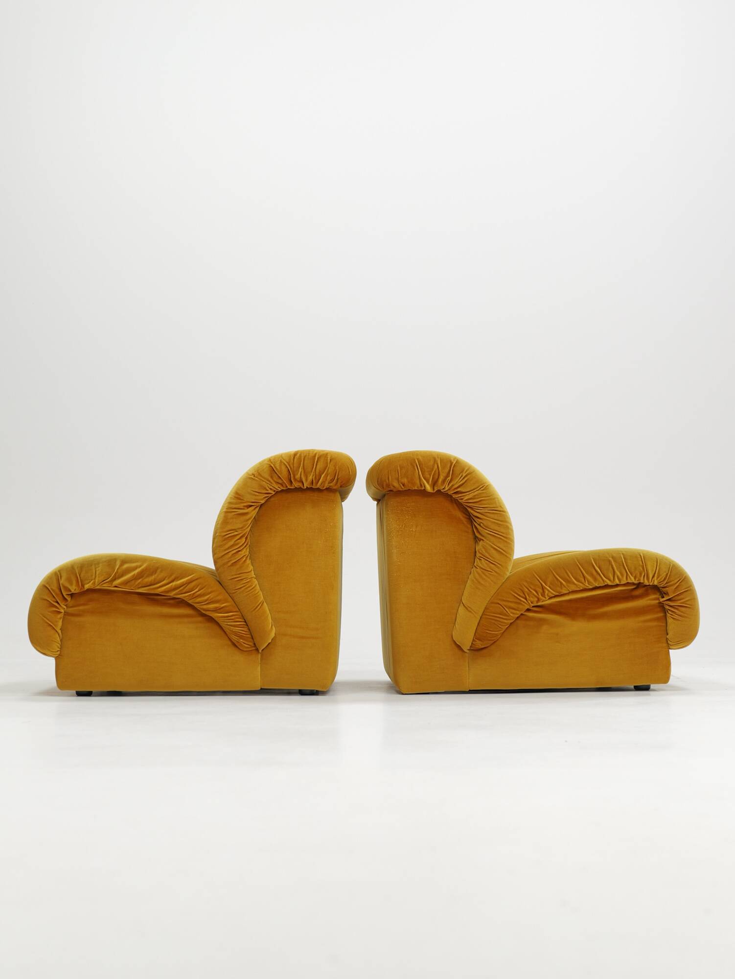 Paire de fauteuils Tiffany Doimo Salotti, années 1970
